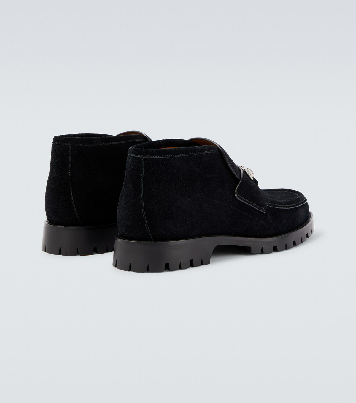 Gucci Horsebit suede ankle boots