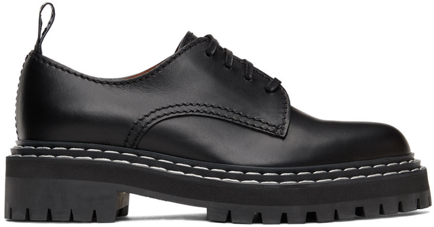 Proenza Schouler Black Lug Sole Oxfords Proenza Schouler