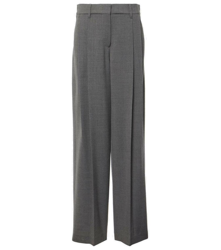 Photo: Brunello Cucinelli Wool wide-leg pants