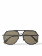 Fendi - Aviator-Style Resin and Gold-Tone Sunglasses