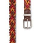 Oliver Spencer - 3cm Brown Woven Leather Belt - Multi