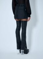 Rick Owens Layered Thigh-High Boot Ensemble
