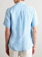 Vilebrequin - Charli Camp-Collar Linen Shirt - Blue