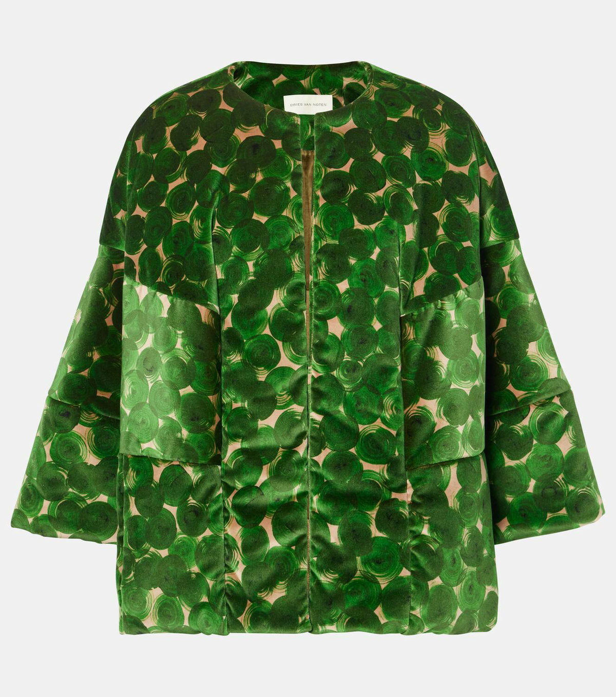Dries Van Noten Printed velvet bomber jacket Dries Van Noten Dries Van Noten Printed velvet bomber jacket Dries Van Noten