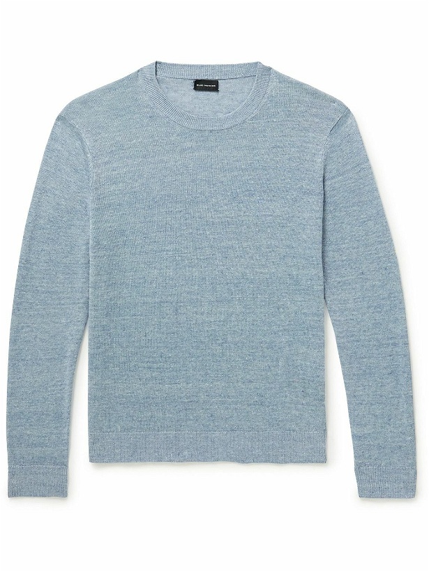 Photo: Club Monaco - Slim-Fit Linen Sweater - Blue