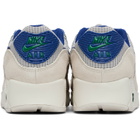 Nike Navy & Beige Air Max 90 Sneakers
