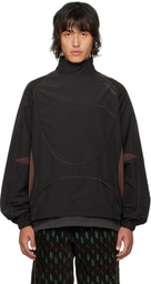 Robyn Lynch Black & Brown Pullover Jacket