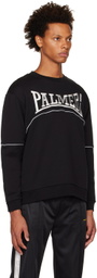 PALMER Black Embroidered Sweatshirt