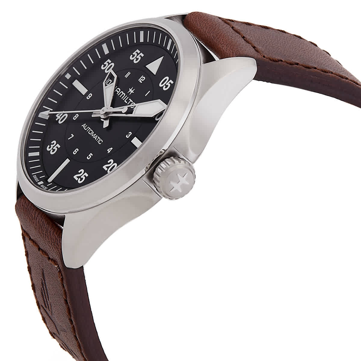 Hamilton Khaki Aviation Pilot Automatic Black Dial Watch H76305530