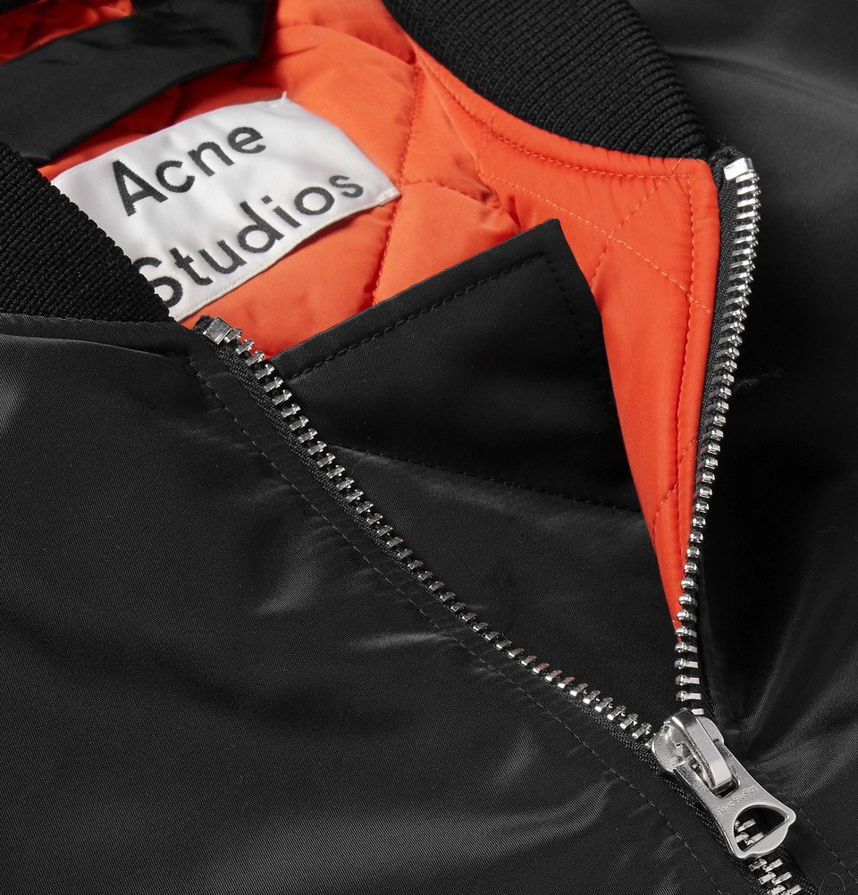 Acne Studios - Mayo MA-1 Shell Bomber Jacket - Men - Black Acne