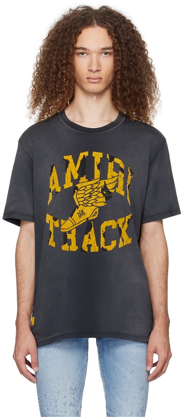 Photo: AMIRI Black 'Track' T-Shirt