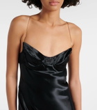 Miu Miu Embellished satin gown
