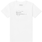 Maison Margiela Men's Font Generator Print T-Shirt in White