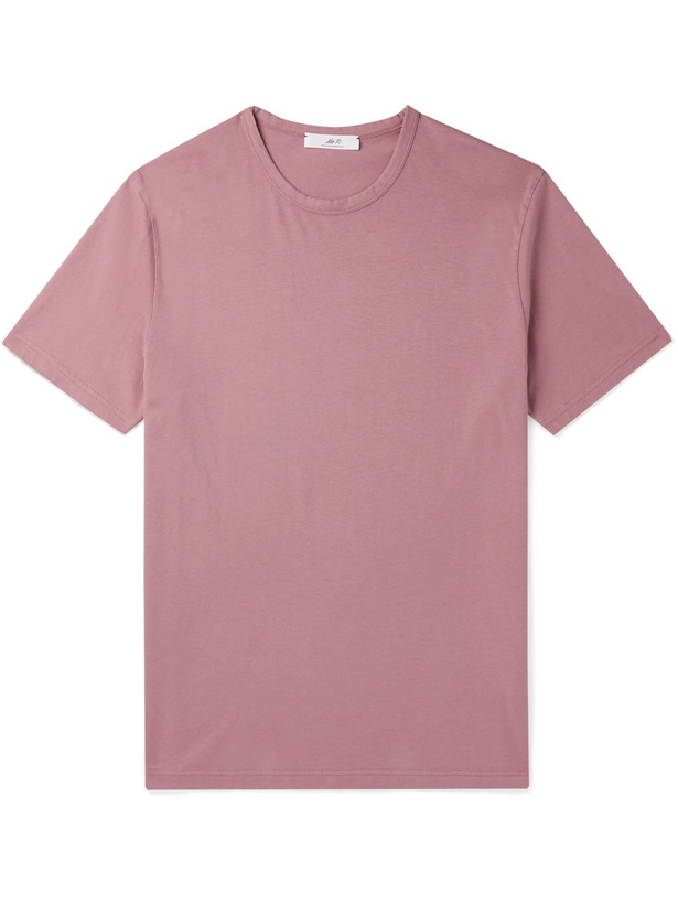 Photo: MR P. - Garment-Dyed Cotton-Jersey T-Shirt - Pink