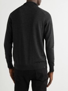 Sunspel - Cotton-Jersey Half-Zip Sweatshirt - Gray