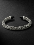 John Hardy - Spear 50 Flex Sterling Silver Onyx Cuff - Silver