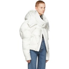 Chen Peng White Short Quilted Puffer Jacket