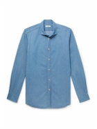 Boglioli - Slim-Fit Cotton-Chambray Shirt - Blue
