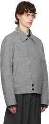 Lanvin Gray Linen Jacket