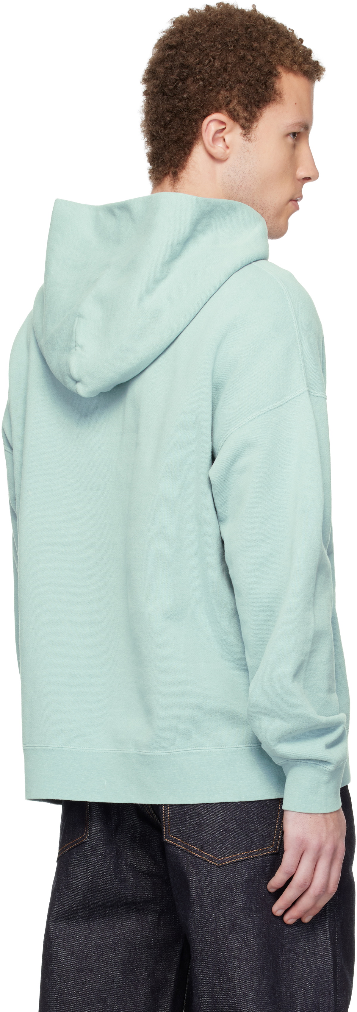 visvim Blue Jumbo SB P.O. DMGD Hoodie