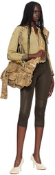 KNWLS Brown Grace Capri Leggings
