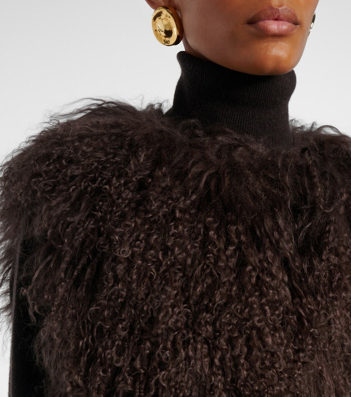 Yves Salomon Shearling vest