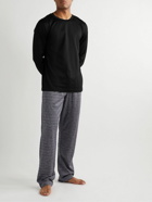Zimmerli - Checked Cotton-Jersey Pyjama Set - Black