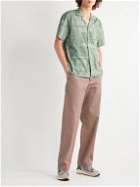 Bather - Camp-Collar Bandana-Print Cotton-Blend Poplin Shirt - Green