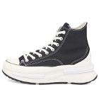 Converse Run Star Legacy CX Hi-Top Sneakers in Black/Egret/White