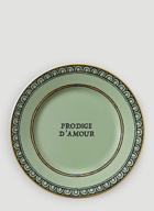 Set of Two Prodige d'Amour Bread Plate in Green