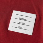 Thom Browne Men's Ringer T-Shirt in Dark Red