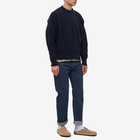 Anonymous Ism Men's Randome Knit Mock Neck Knit in Navy