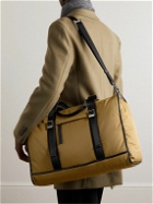Mulberry - Leather-Trimmed Padded Recycled-Nylon Holdall