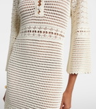 Eres Madone crochet midi dress