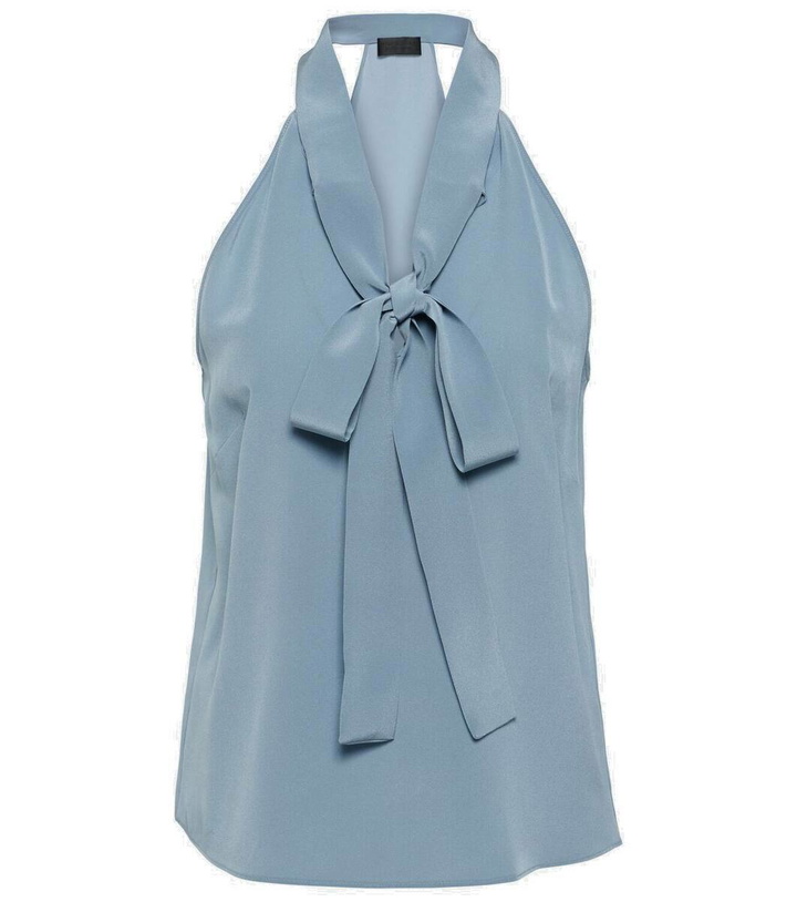 Photo: Nili Lotan Zelie halterneck silk top