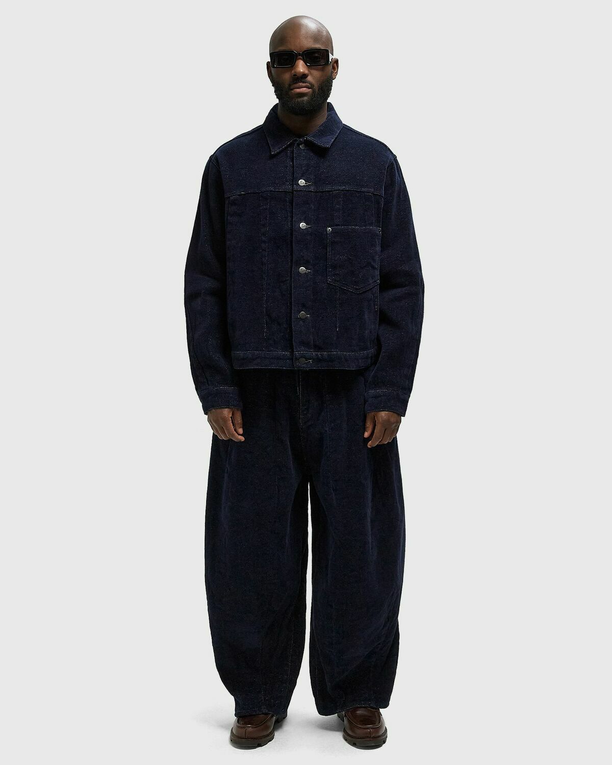 Needles Darts Jean Jacket Washi Chenille Blue Mens Denim Jacket
