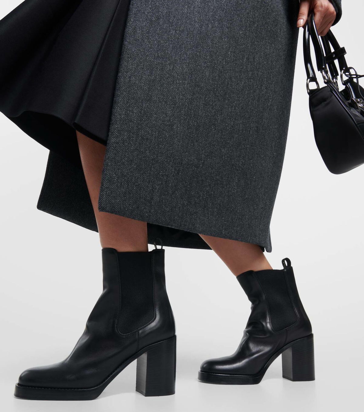 Prada Leather ankle boots