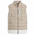 Taion Men's x Mountain Research Down Zip Vest in Grey