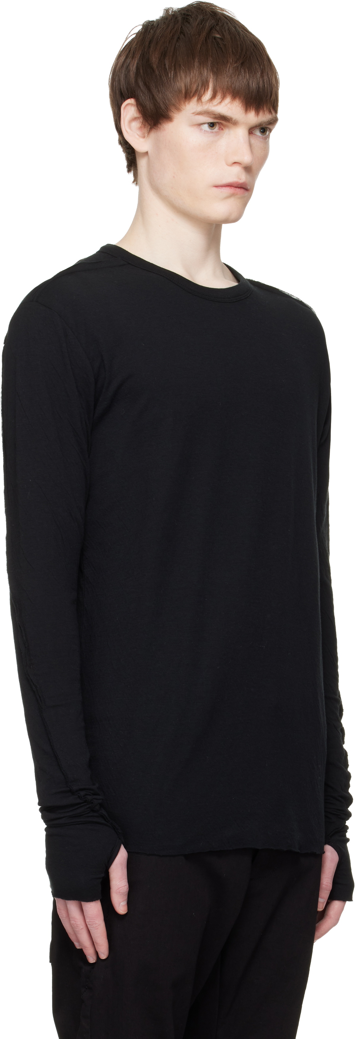 thom/krom Black M TS 922 T-shirt