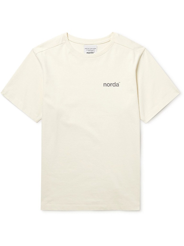 Photo: norda - Logo-Print Organic Cotton-Jersey T-Shirt - Neutrals