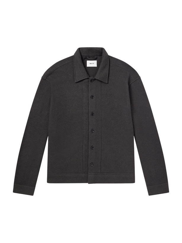 Photo: NN07 - Reed 6398 Wool Cardigan - Gray