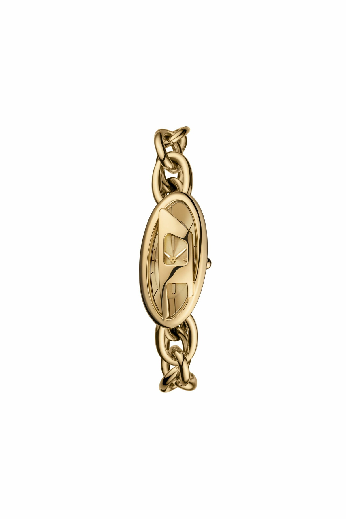 Diesel D-Era Two -Hand Gold-Tone Stainless Steel Watch - Timeframes Womens in Gold