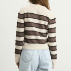 Samsøe Samsøe Women's Sacian Cardigan in Black Coffee Stripe