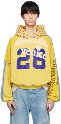 ERL SSENSE XX Yellow 'Be Nice' Hoodie