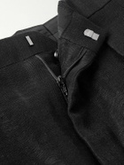 Brioni - Tapered Faille Tuxedo Trousers - Black