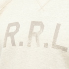 RRL Men's Graphic Logo Crew Sweat in Oatmeal Heather