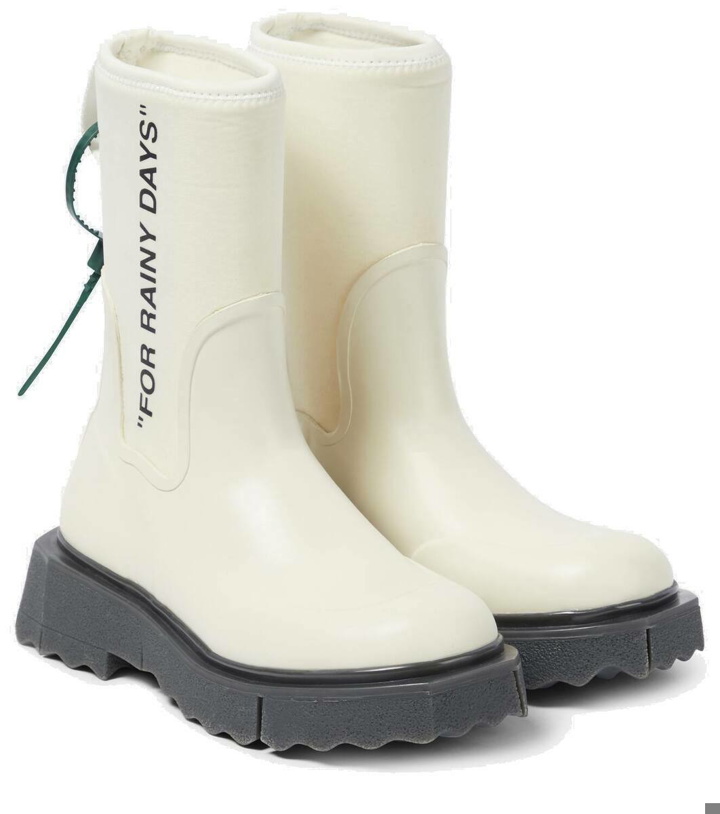Photo: Off-White Rubber rain boots