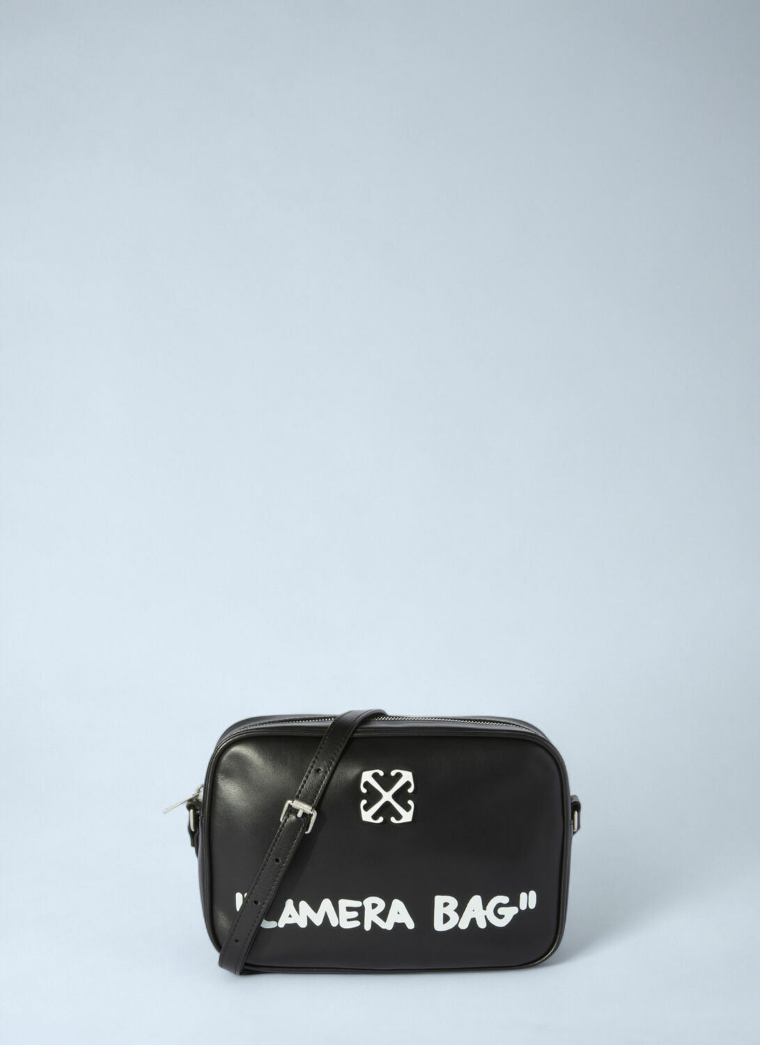 OFF WHITE Jitney Quote Camera Crossbody Bag