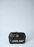 OFF WHITE Jitney Quote Camera Crossbody Bag