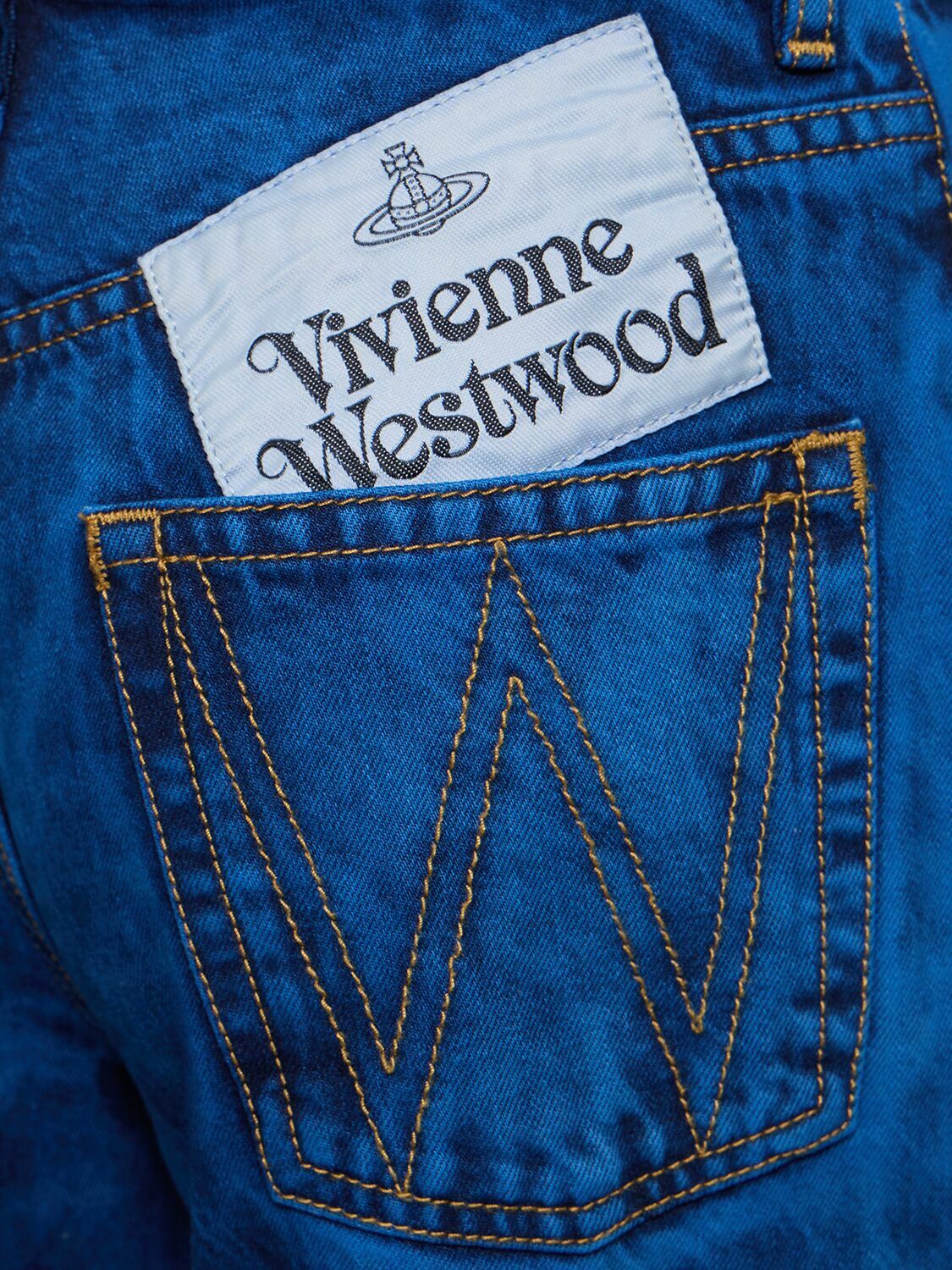 パンツ 00's Vivienne Westwood flare denim VIVIENNE WESTWOOD - Ray Denim High Waist Flared Wide Jeans